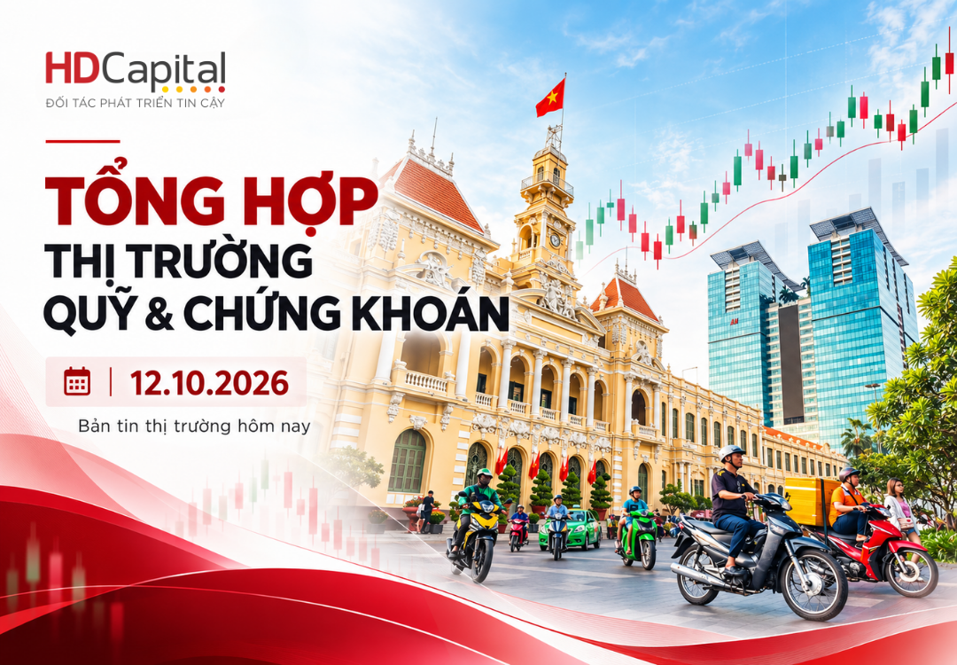 ĐIỂM TIN THỊ TRƯỜNG 12/10: CHỨNG KHOÁN THẬN TRỌNG, QUỸ ETF PHÂN HÓA, DÒNG VỐN CHỜ TÍN HIỆU MỚI